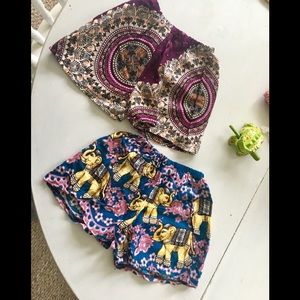 Tribal print 🐯🌿 Costa Rican handmade shorts (2)